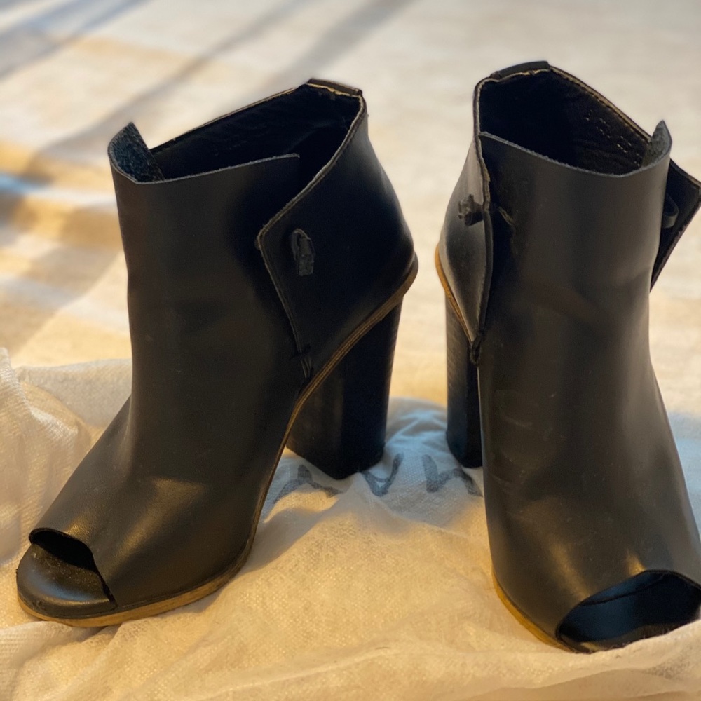 Beautiful peep toe booties